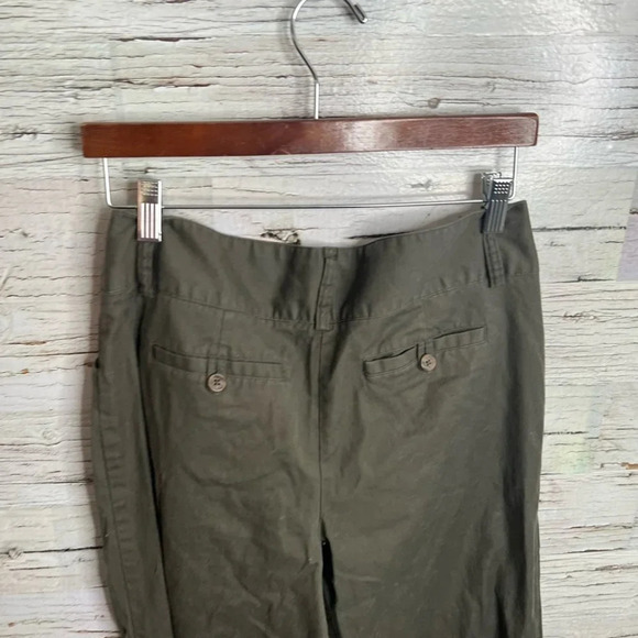 Cabi green linen blend pants trousers size 8 - Picture 5 of 8